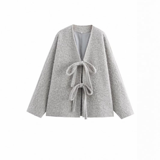 Fashionable Casual Lace-up Jacket