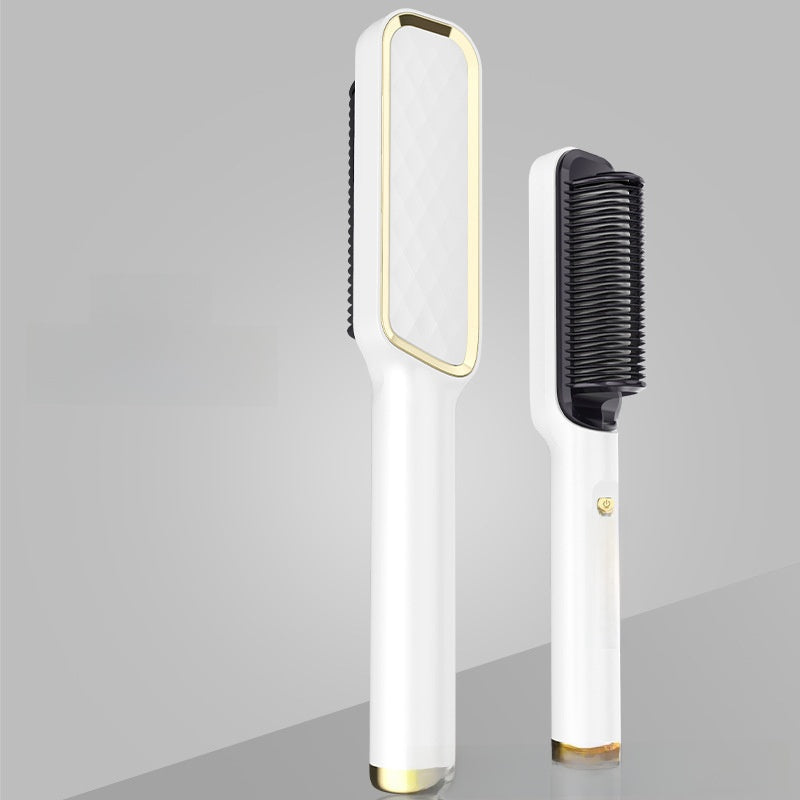 LCD Hair Straightening Comb with Negative Ion Technology Drip Depot