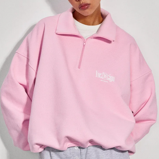 Letter Print Fleece Hooded Sweatshirt Drip Depot