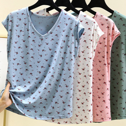 Floral Modal Sleeveless Top