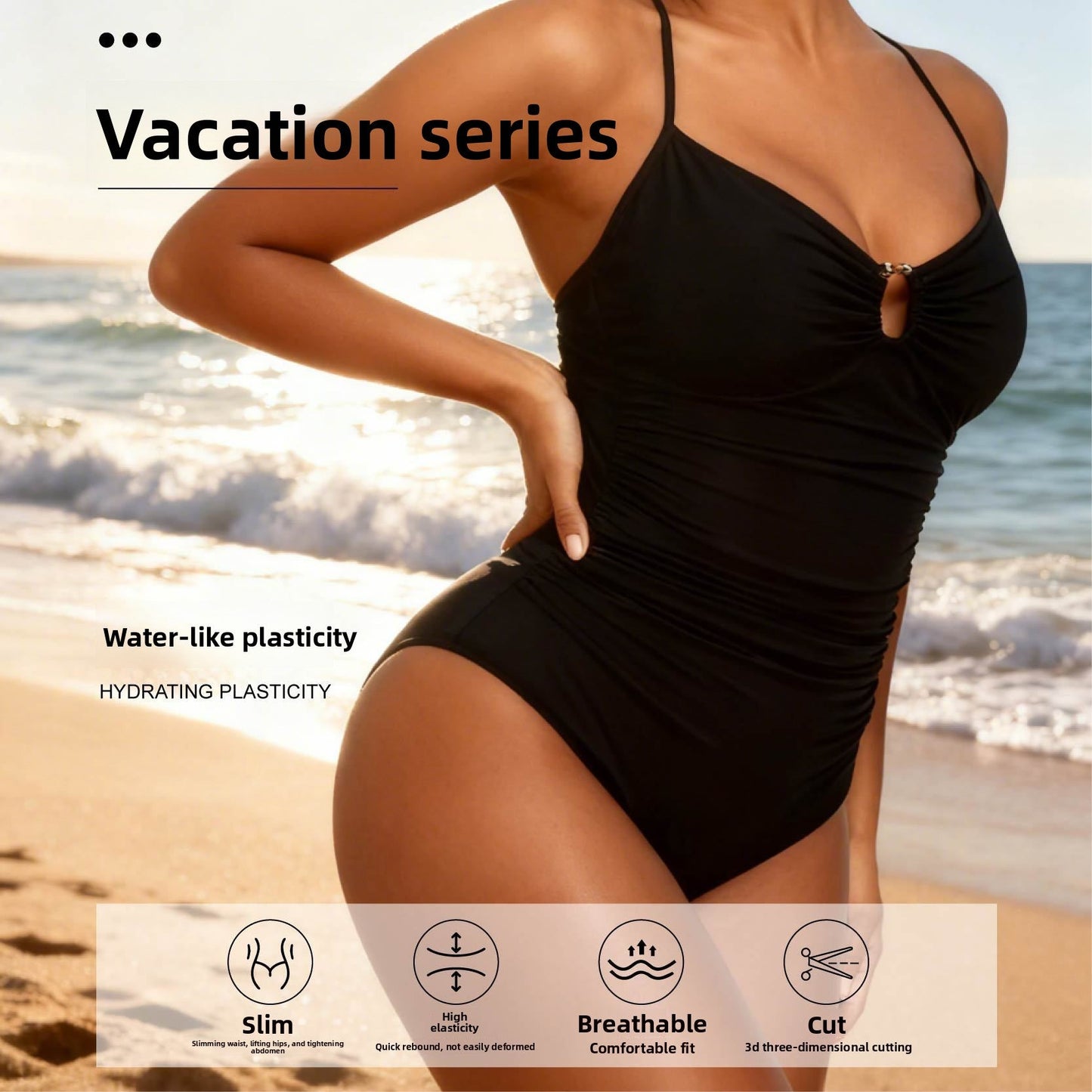 Plus Size One Piece Swimsuit for Women Drip Depot