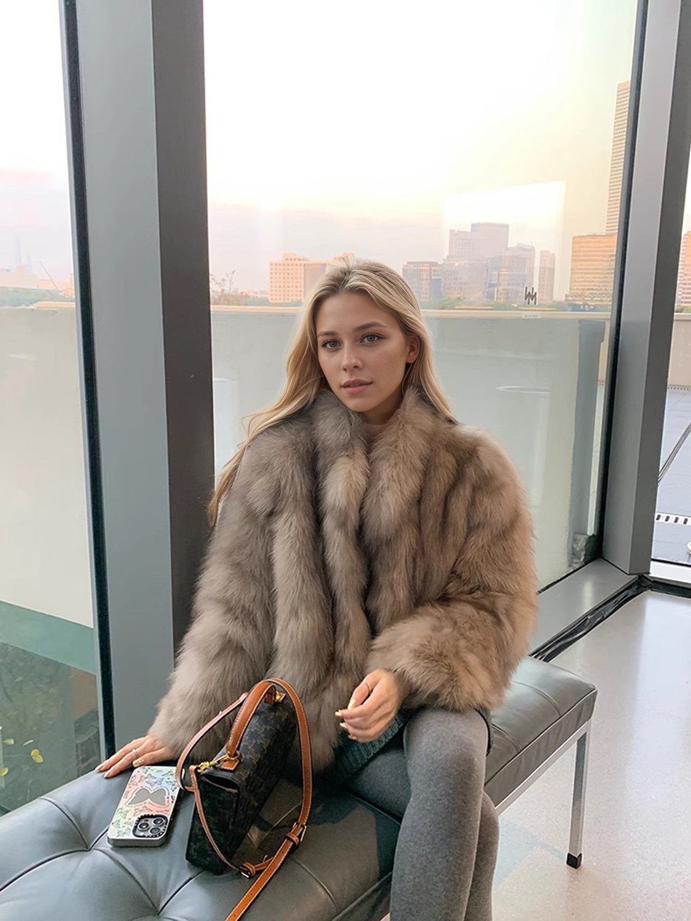 Faux Fur Coat