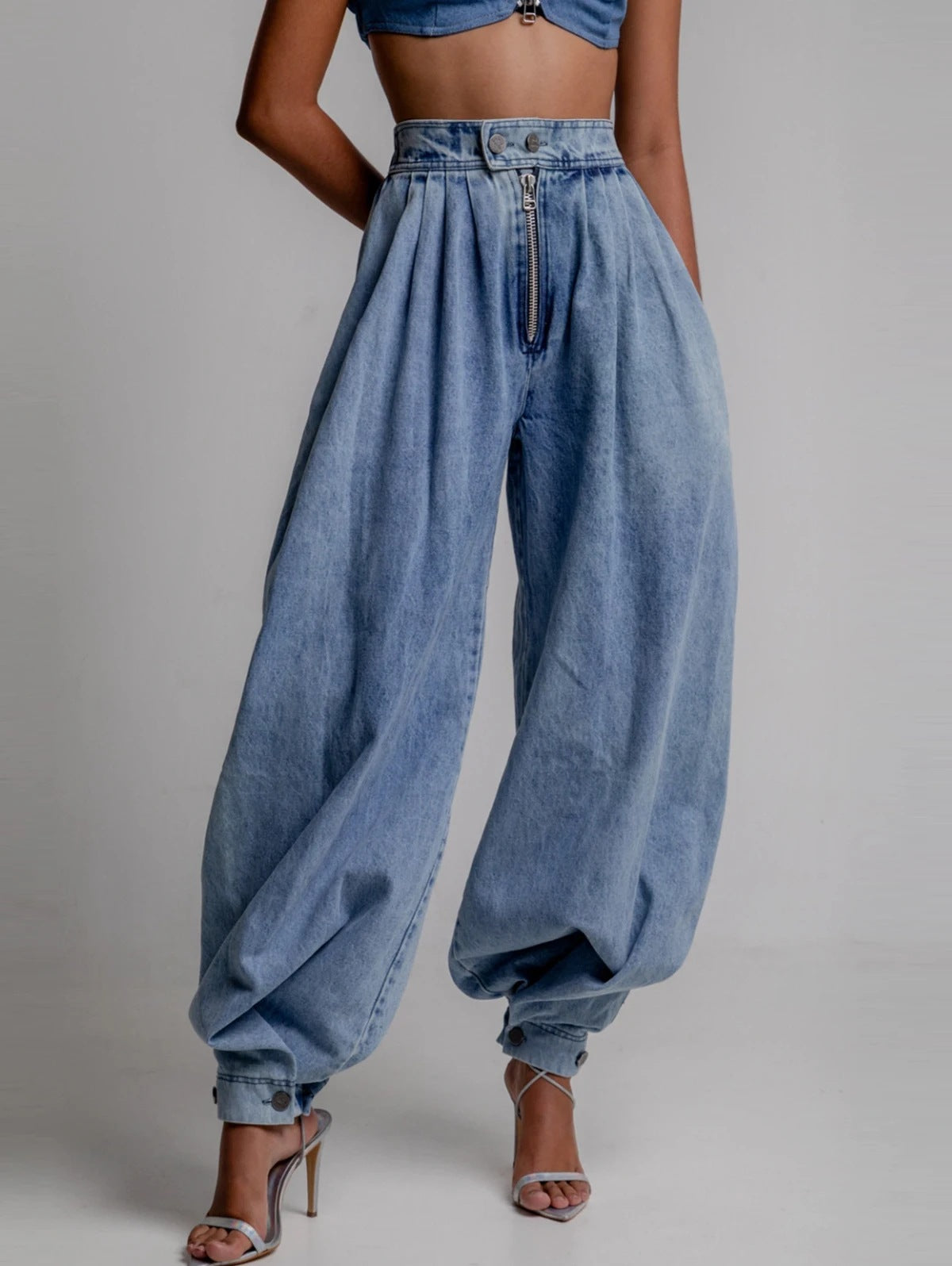 High Waist Wide Leg Pants