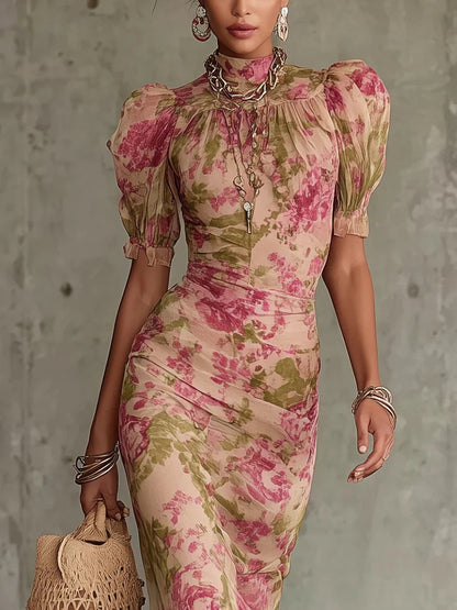 Casual Western-style mermaid dress with off-shoulder design