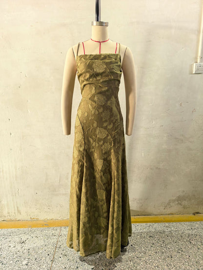 Elegant Lace Backless Evening Dress Drip Depot